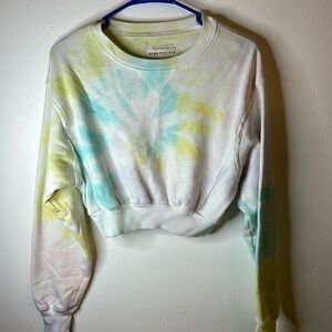 Aeropostale Tie-Dye Cropped Sweater Size Small Used